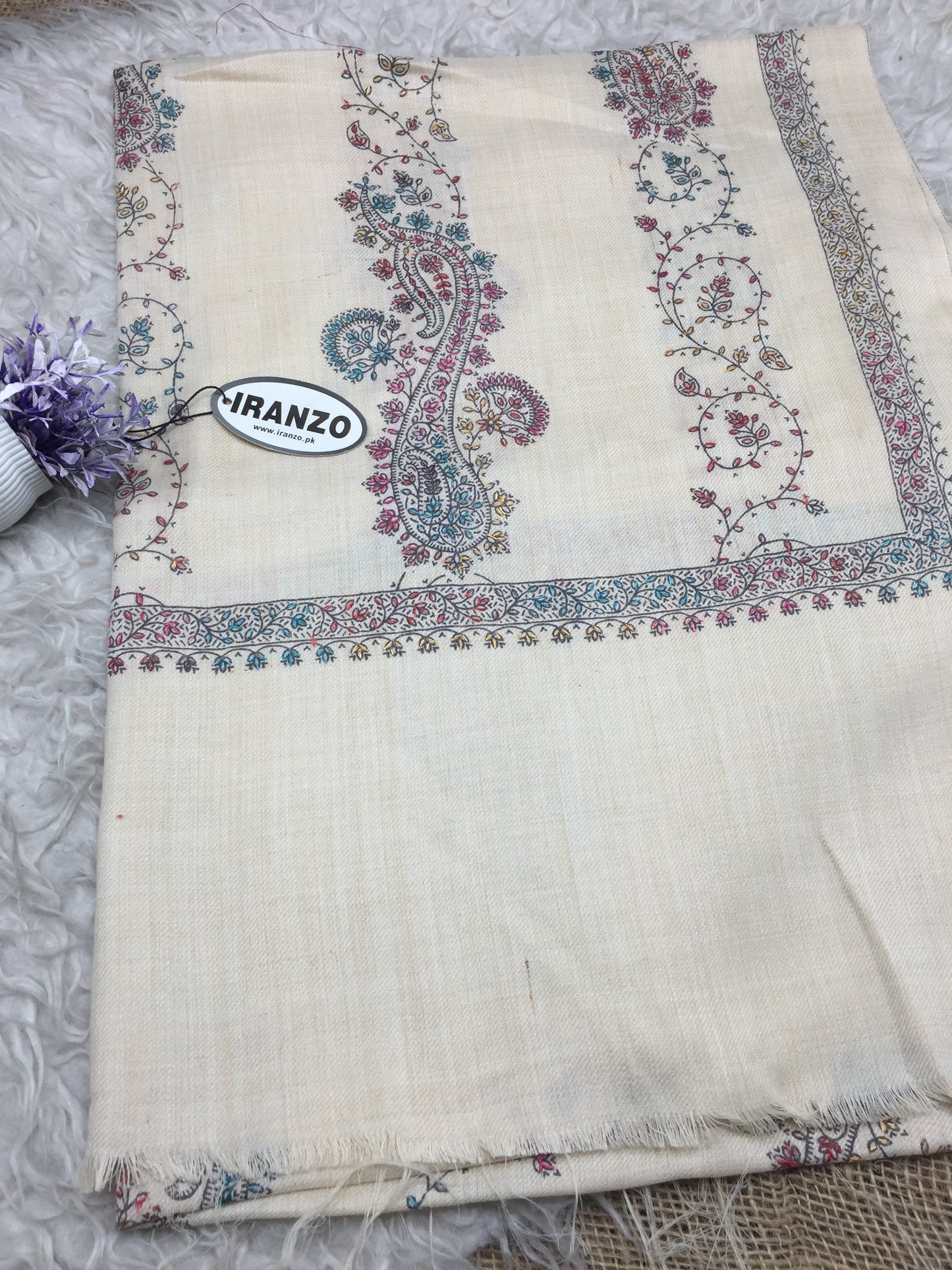 Hand Embroidered Winter Stole