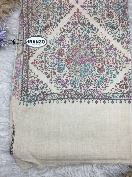 Hand Embroidered Stole All Over