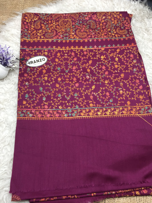 Embroidered Winter Shawl