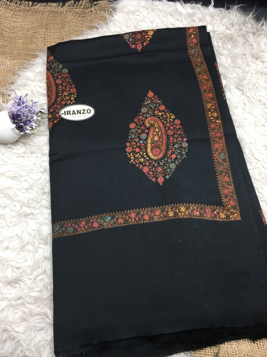 Embroidered Winter Shawl