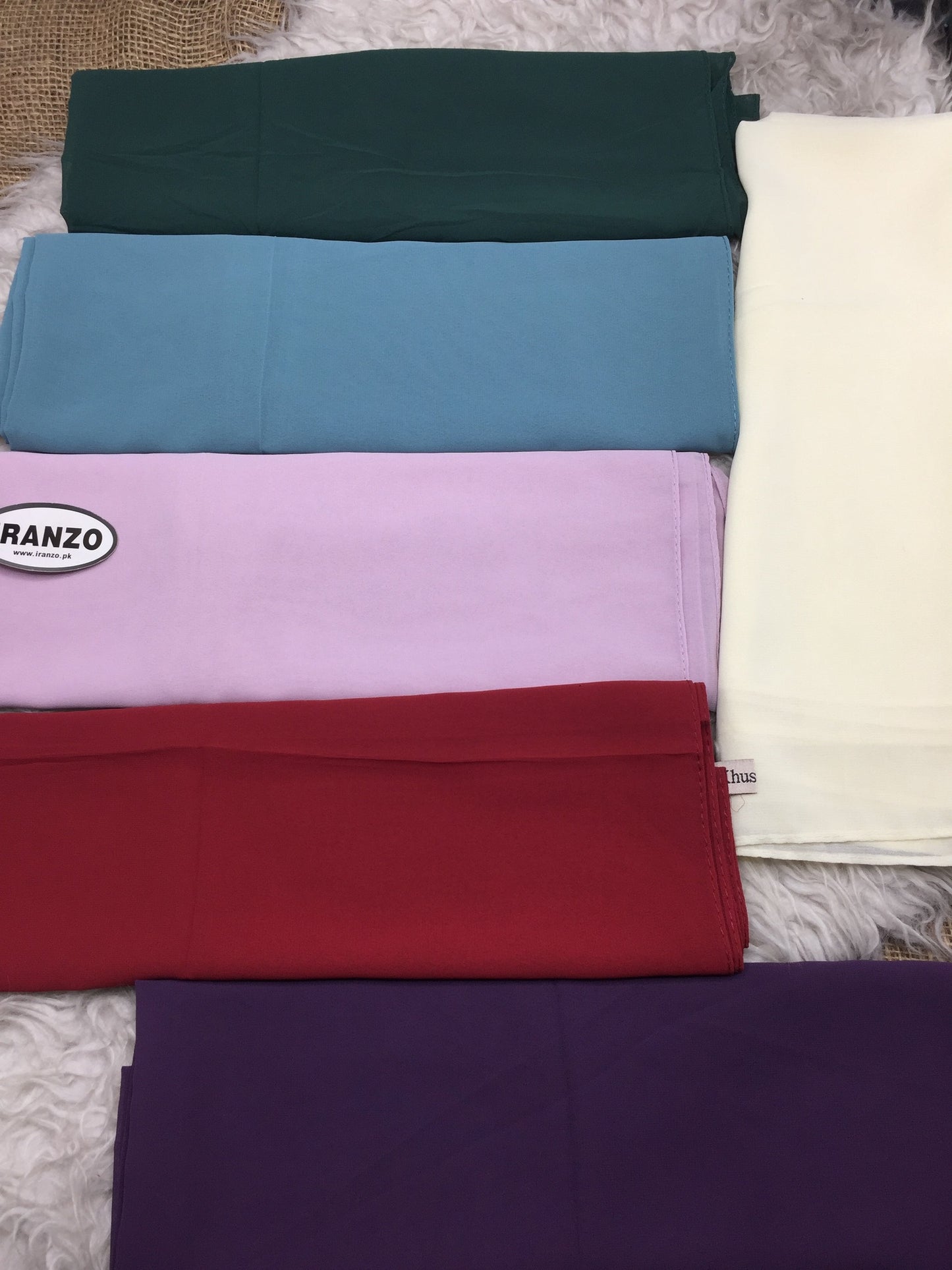 Six Imported Georgette Chiffon Hijab