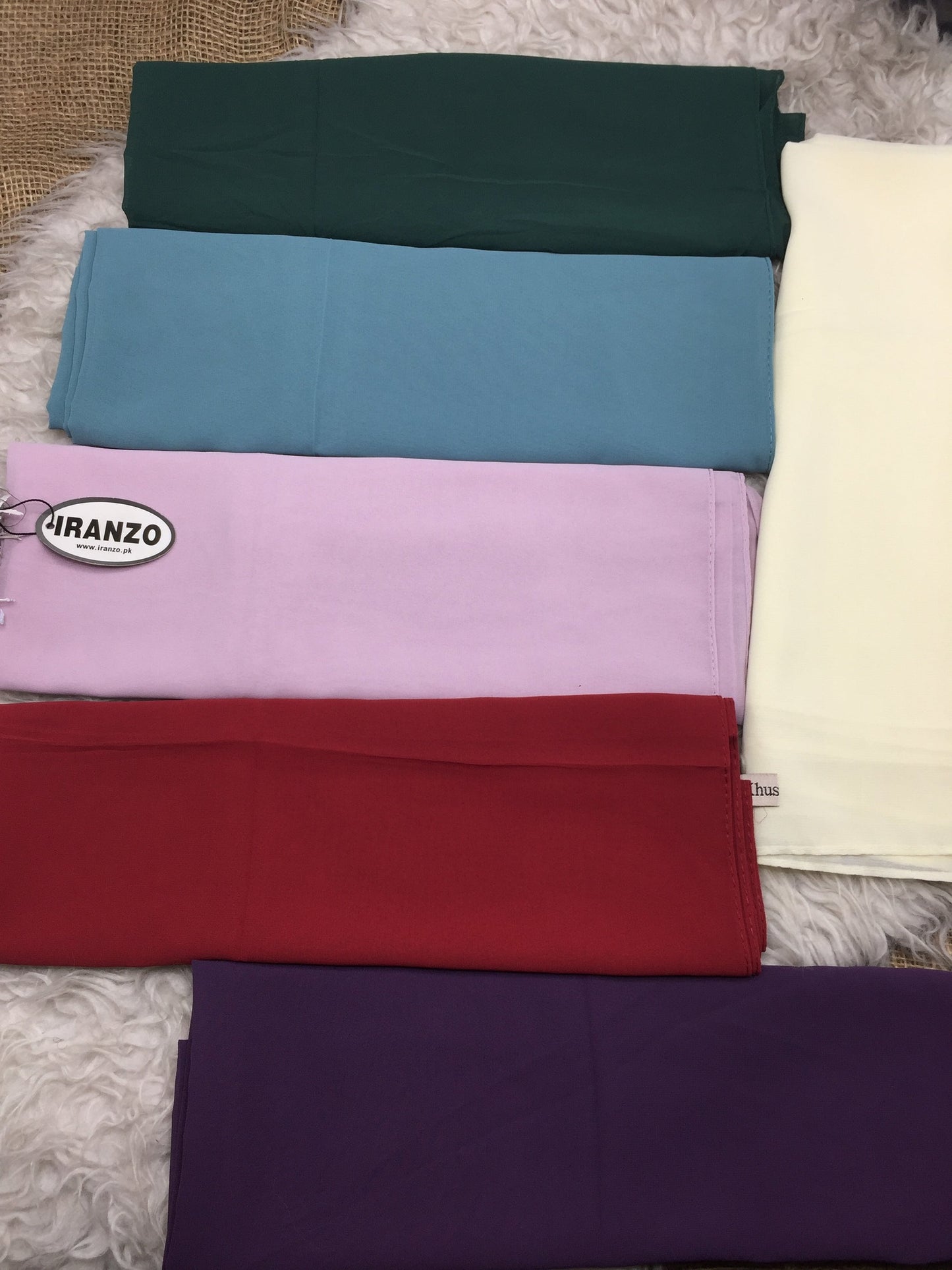 Six Imported Georgette Chiffon Hijab