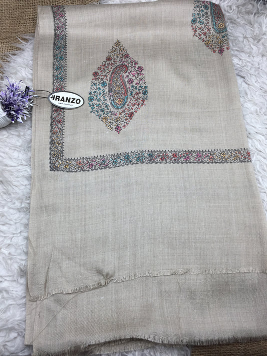 Embroidered Winter Shawl