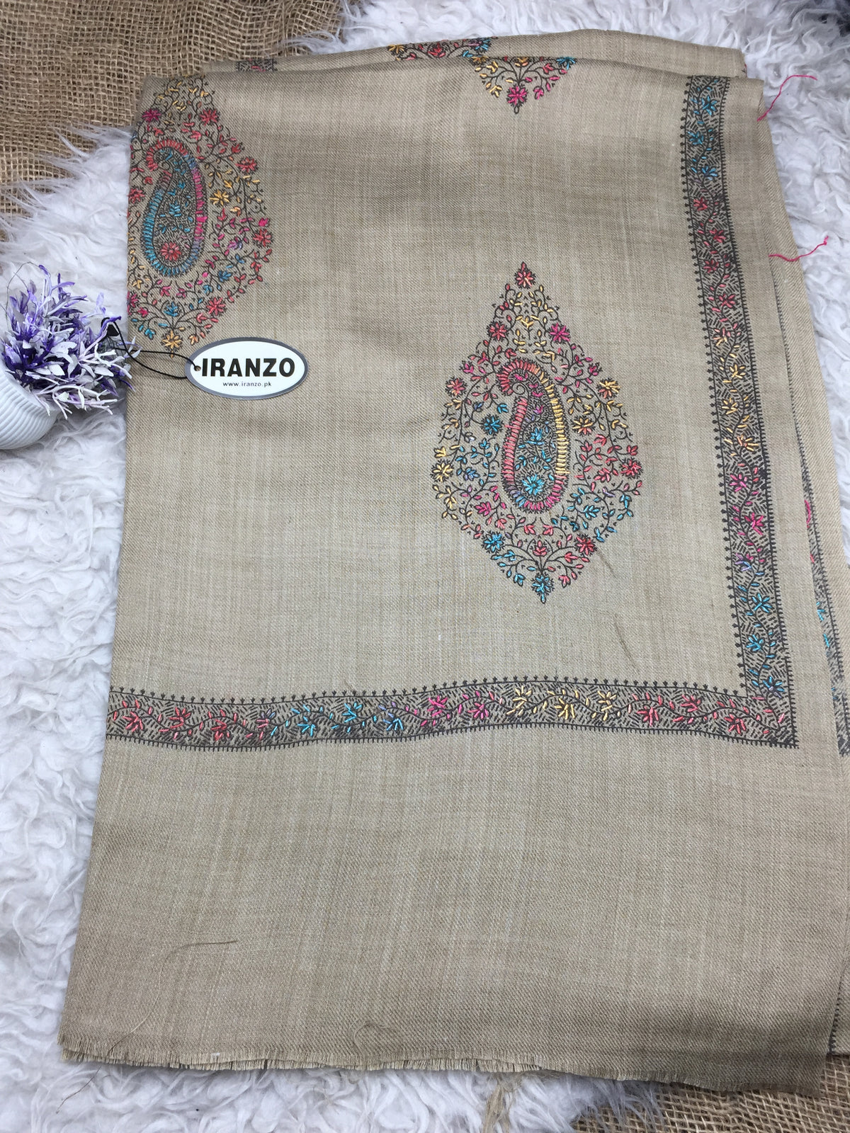 Embroidered Winter Shawl