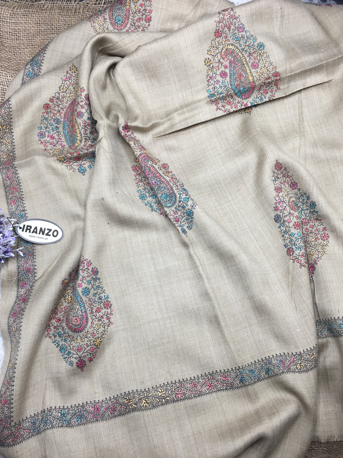 Embroidered Winter Shawl