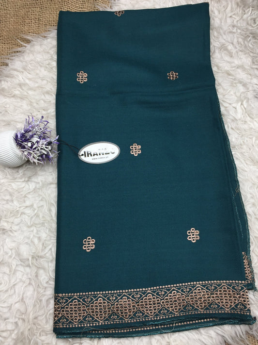 Embroidered Winter Shawl