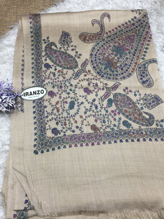 Hand Embroidered Winter Stole