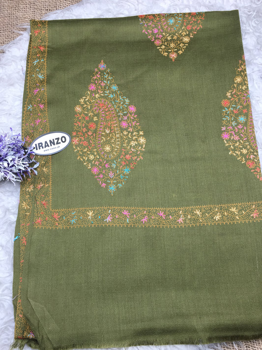 Hand Embroidered Winter Stole