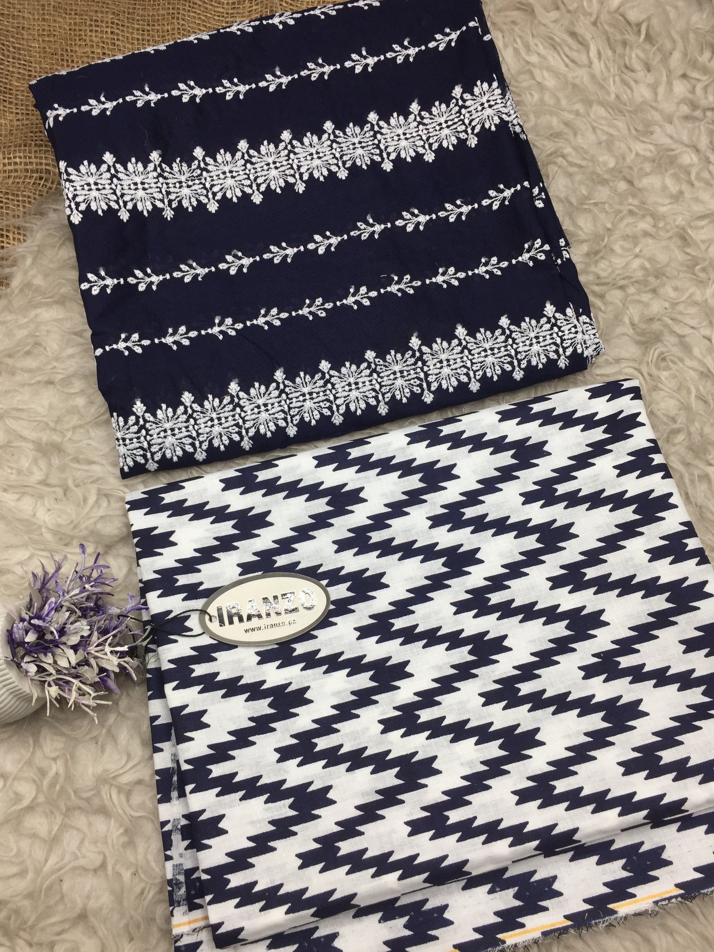 Summer Embroidered Two Piece