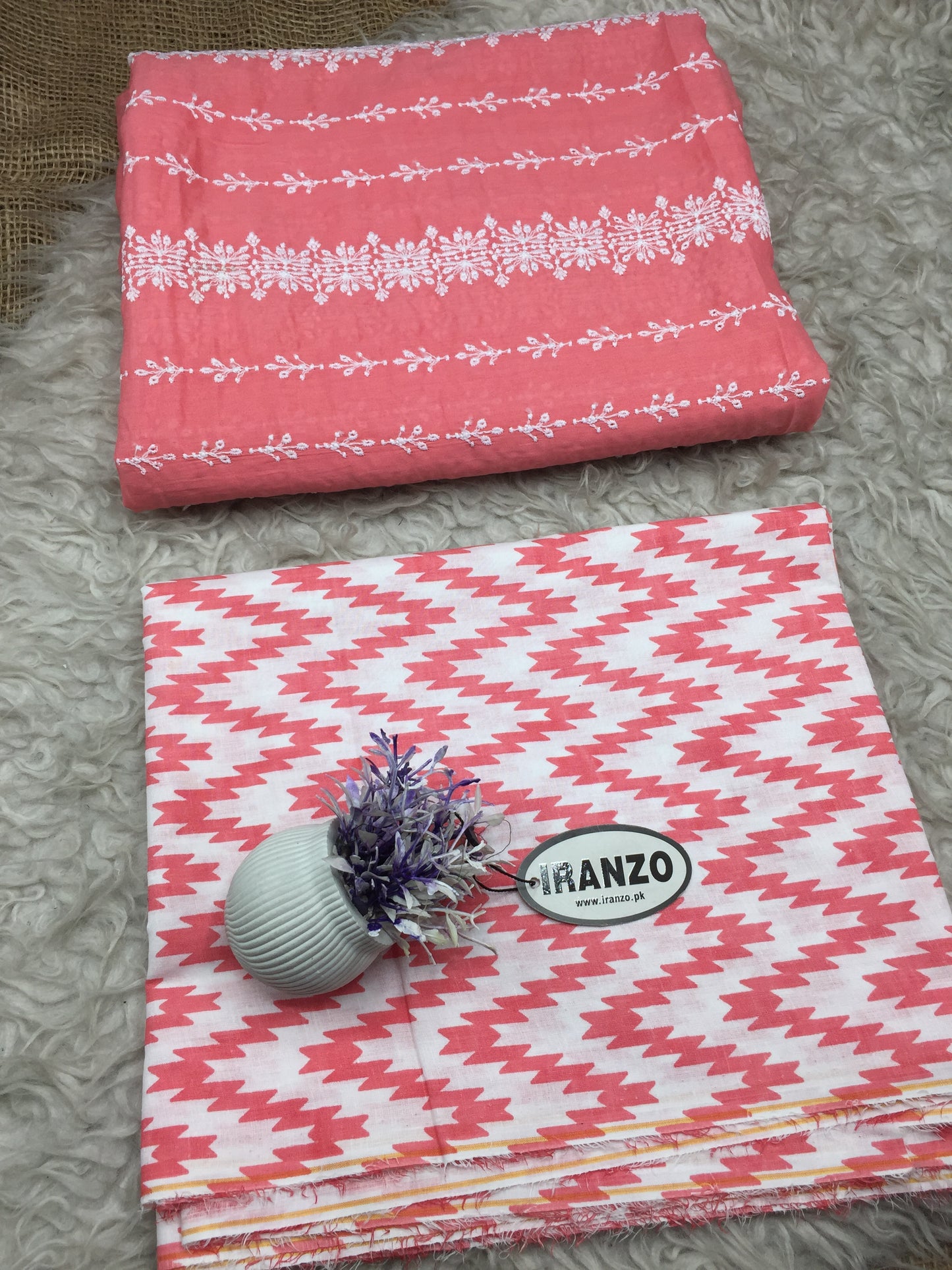 Summer Embroidered Two Piece