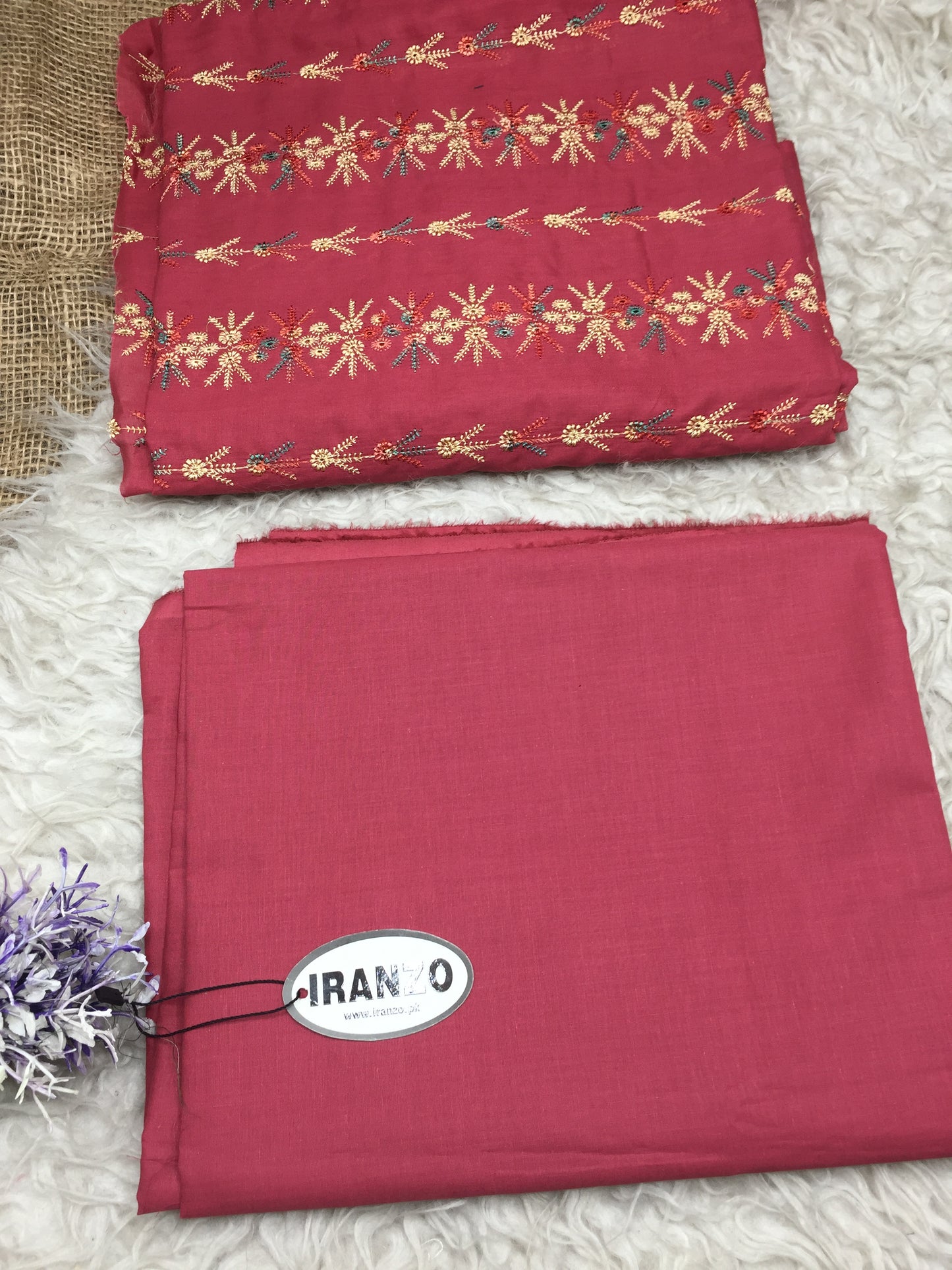 Summer Embroidered Two Piece