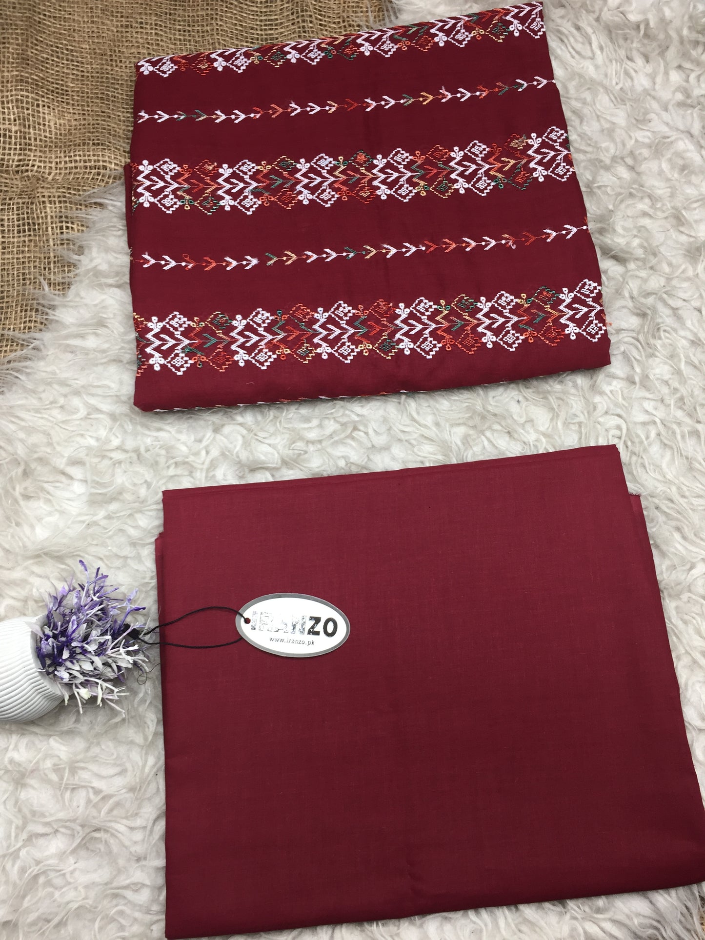 Summer Embroidered Two Piece