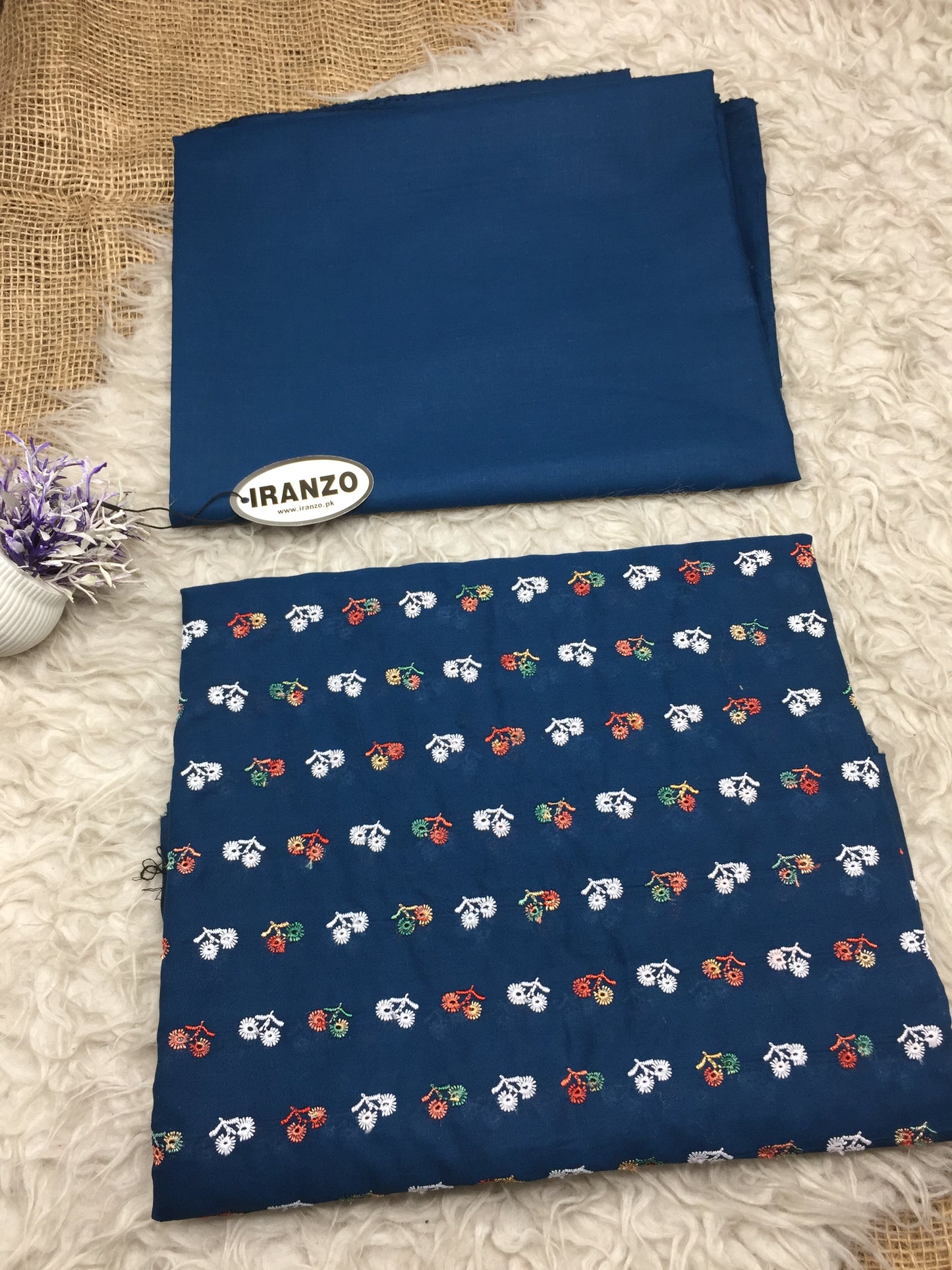 Summer Embroidered Two Piece