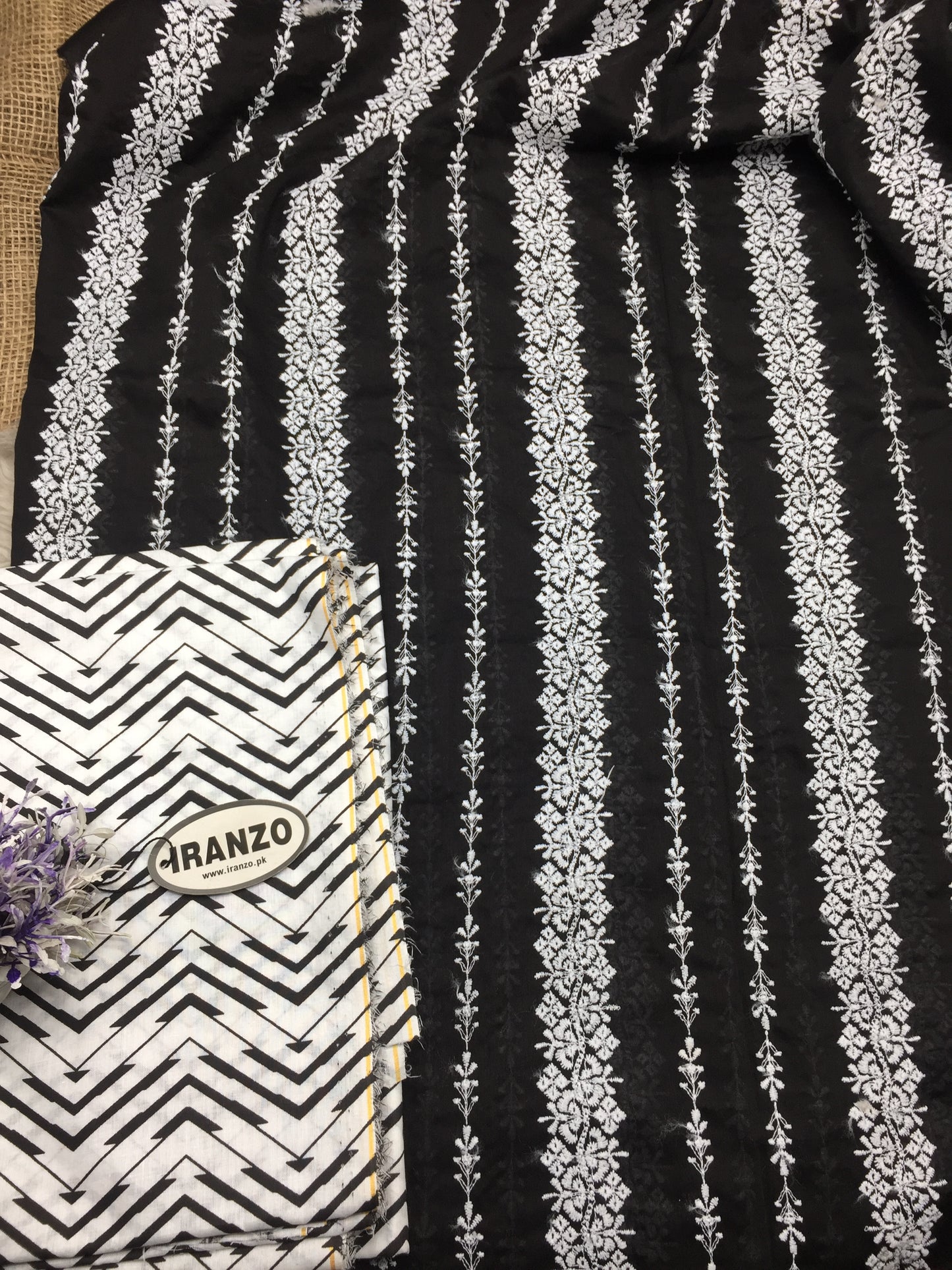 Summer Embroidered Two Piece