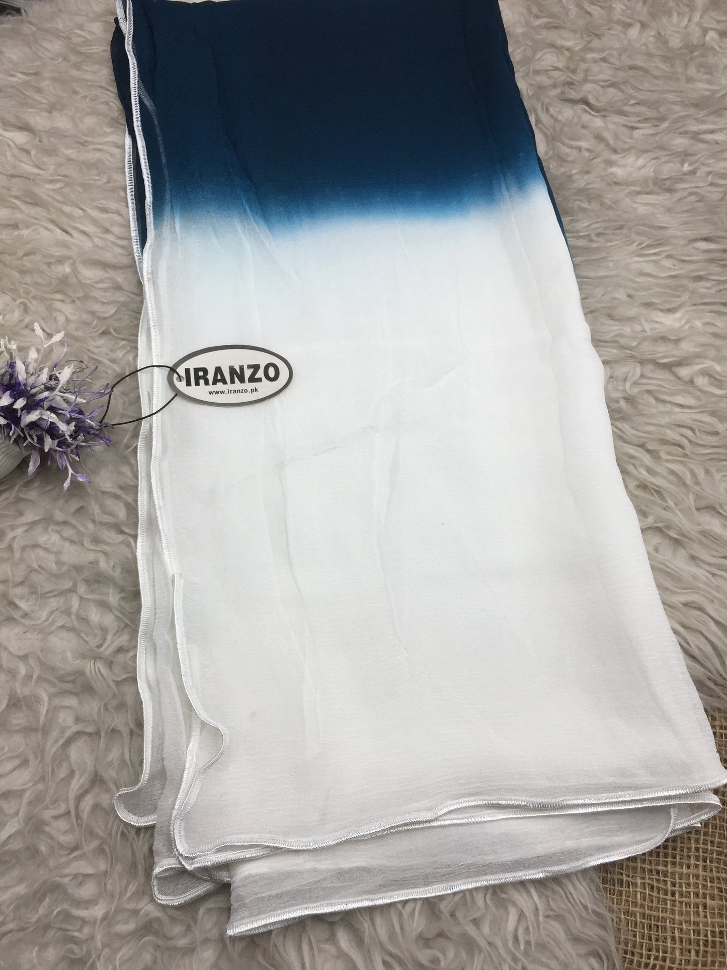 ) Dyed Pakistani Chiffon Dupatta