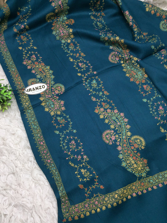 Hand Embroidered Winter Stole New Arrivals