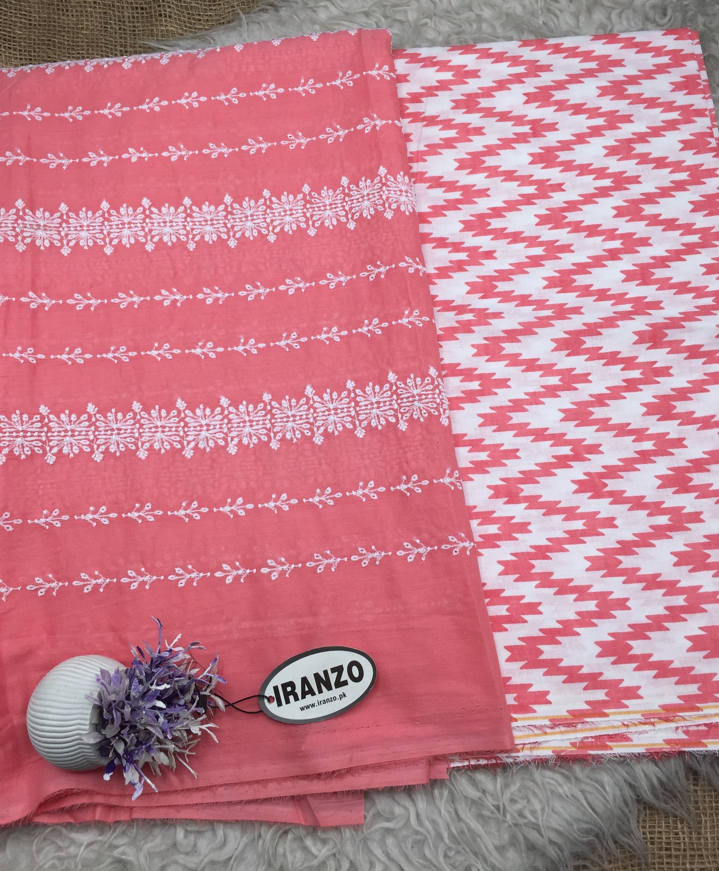 Summer Embroidered Two Piece