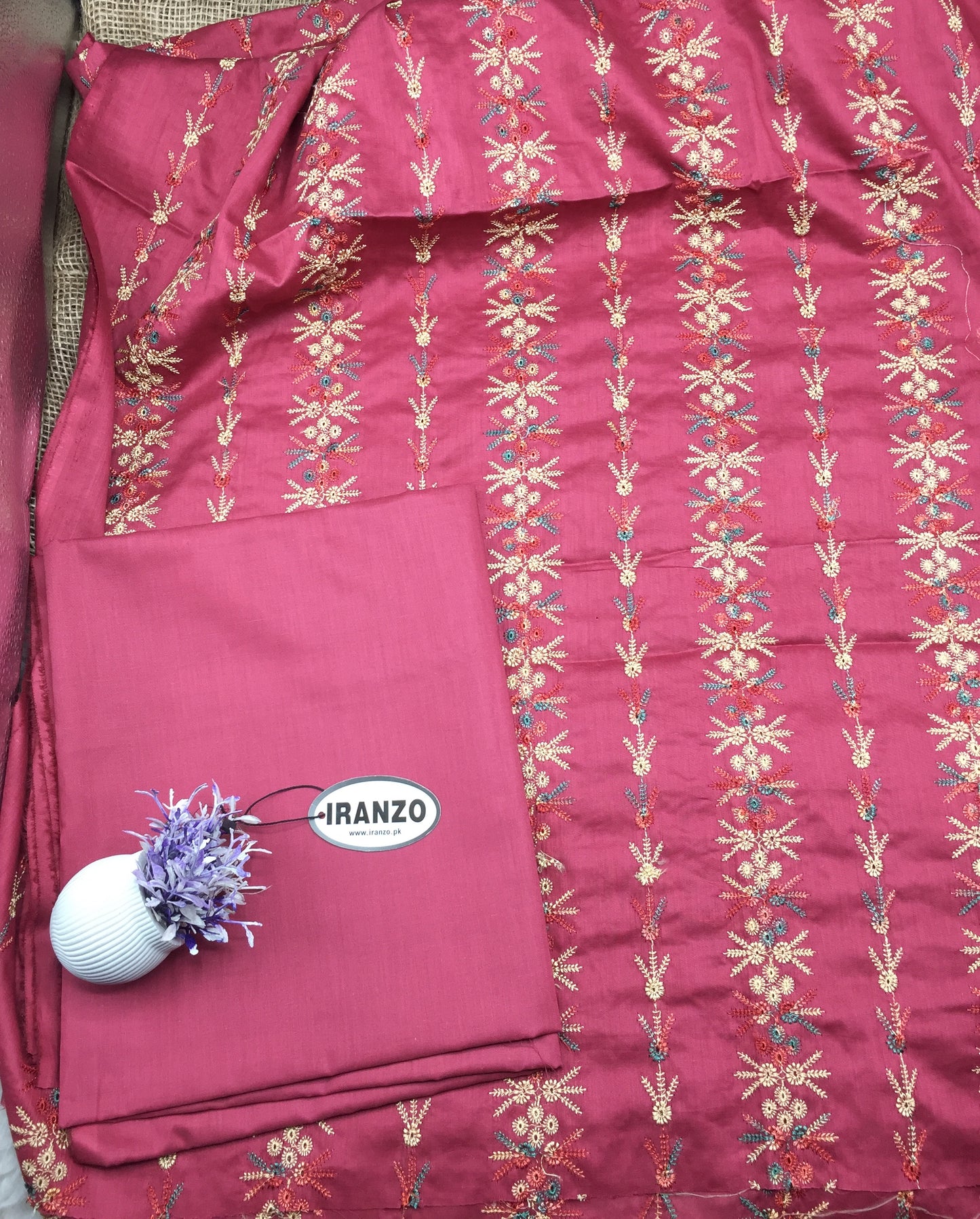 Summer Embroidered Two Piece