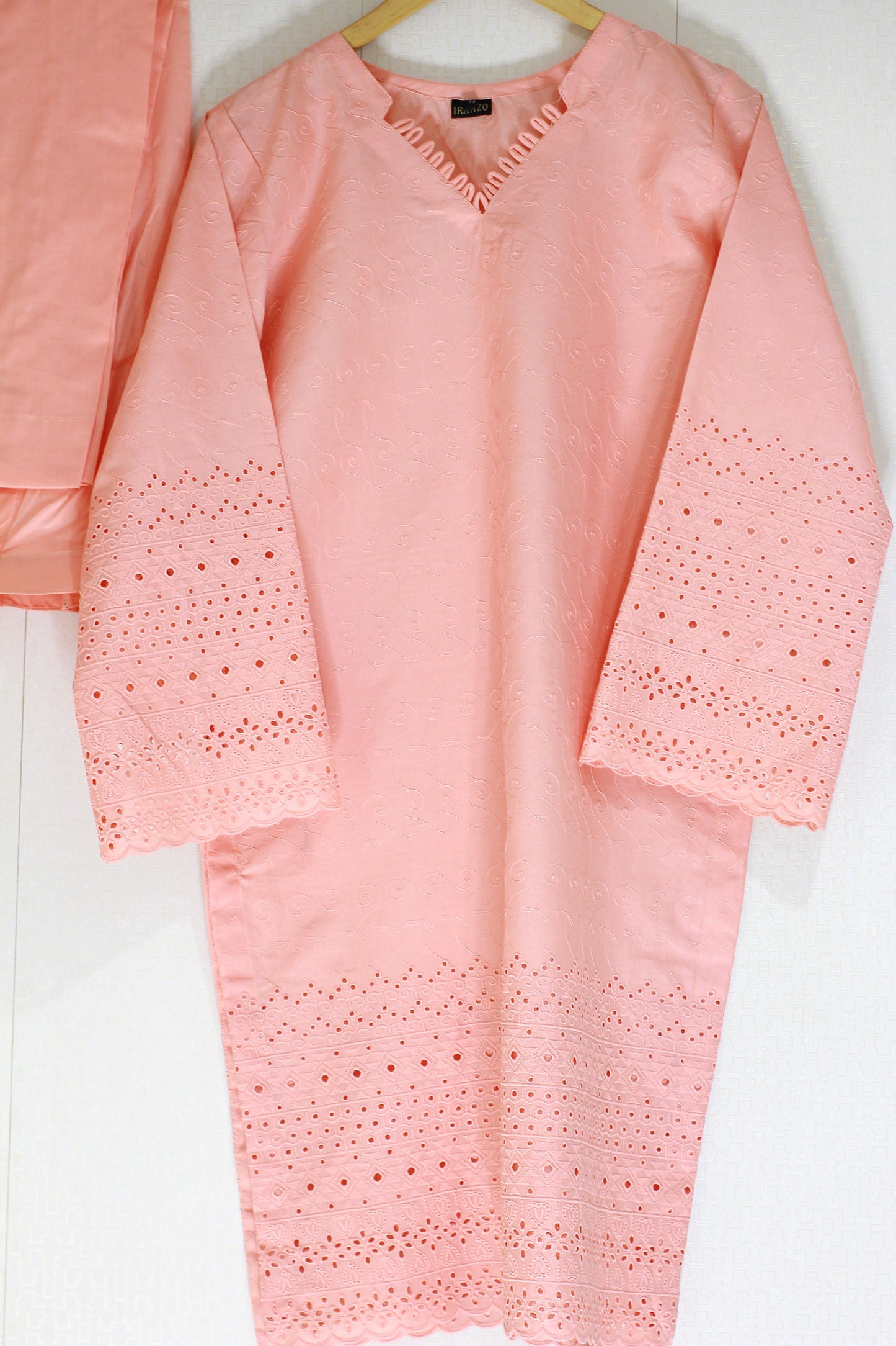 Soft Pink Chikankari Two Piece