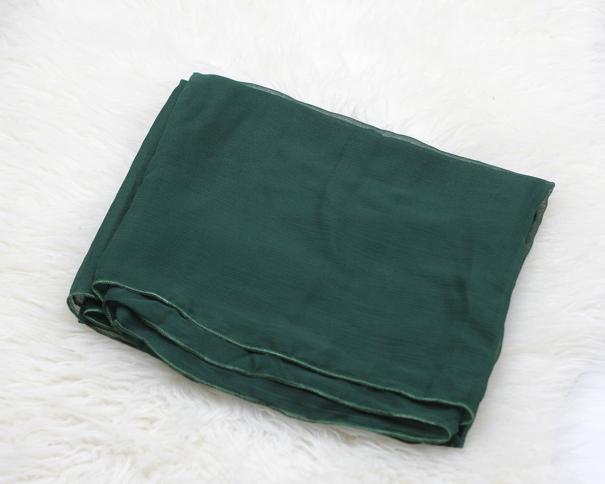 Green Solid Dupatta