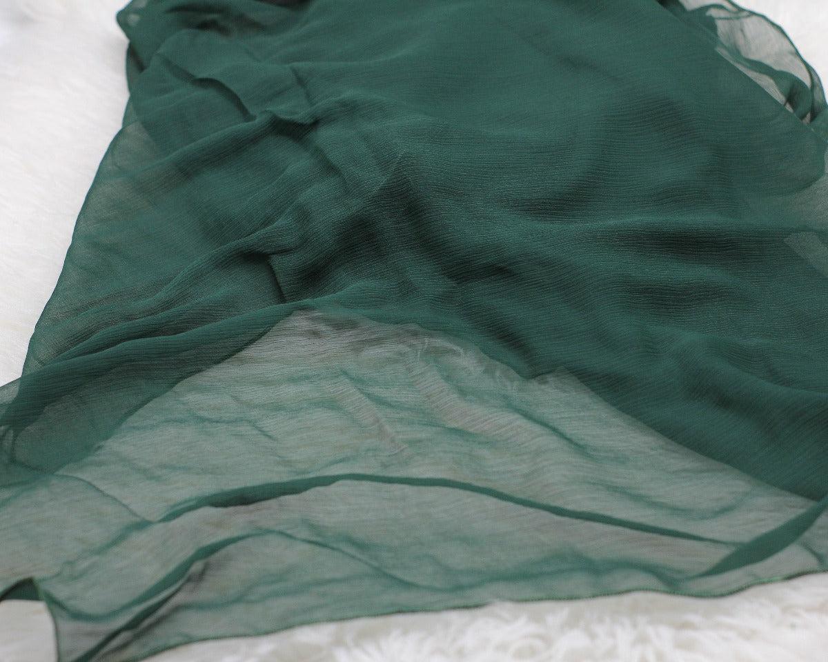 Green Solid Dupatta