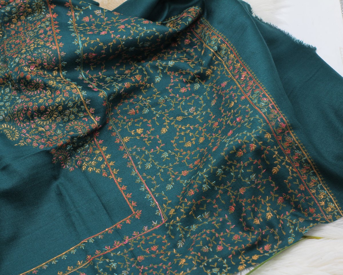 Hand Embroidered Winter Shawl