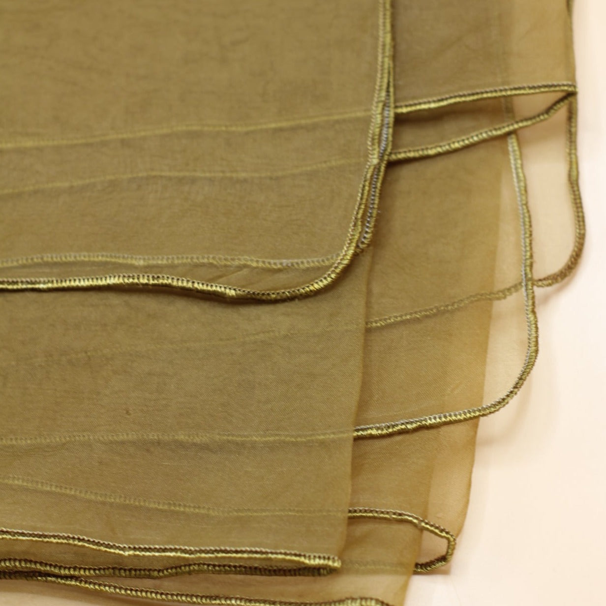 Mocha Organza Dupatta