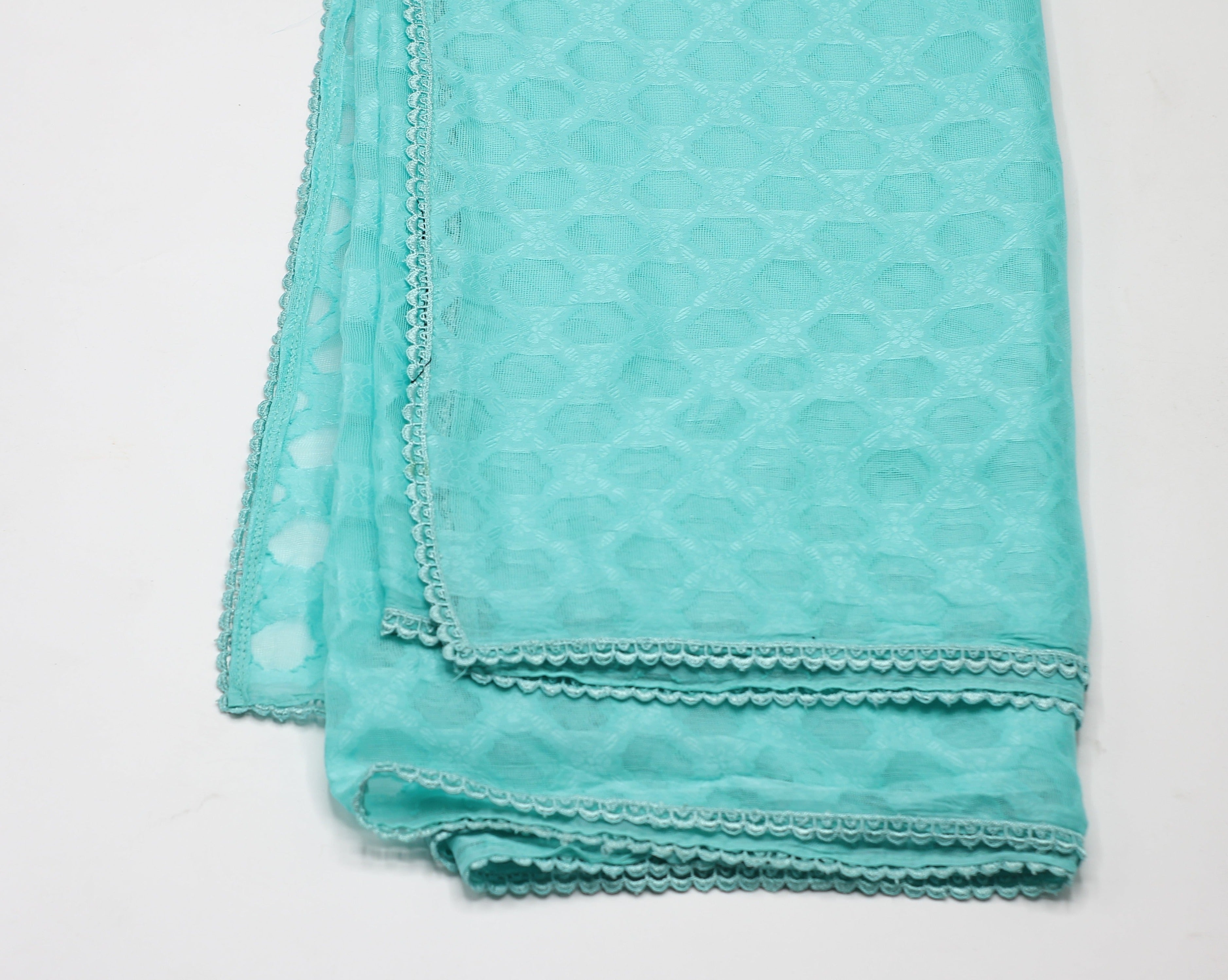 Aqua Cotton Net Dupatta