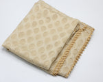 Beige Cotton Net Dupatta