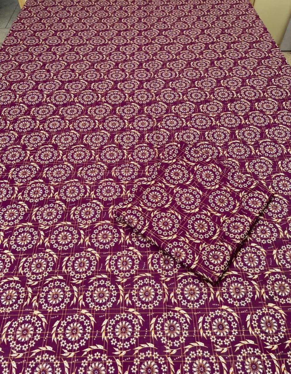 TWO PCS UNSTITCHED KHADDAR ALLOVER