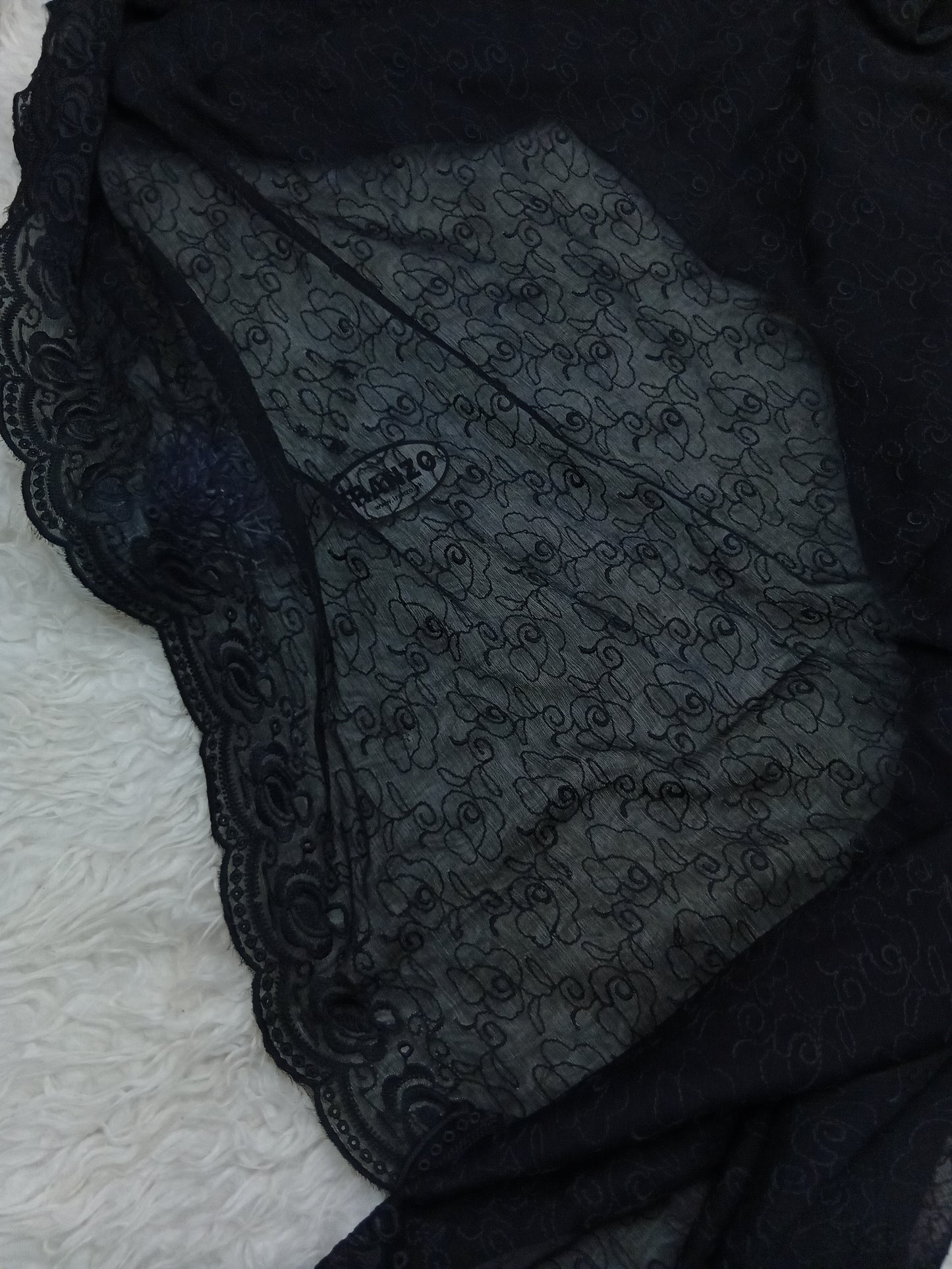 Embroidered Chiffon Dupatta Just in