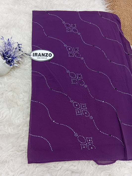 Imported Georgette Chiffon Stole