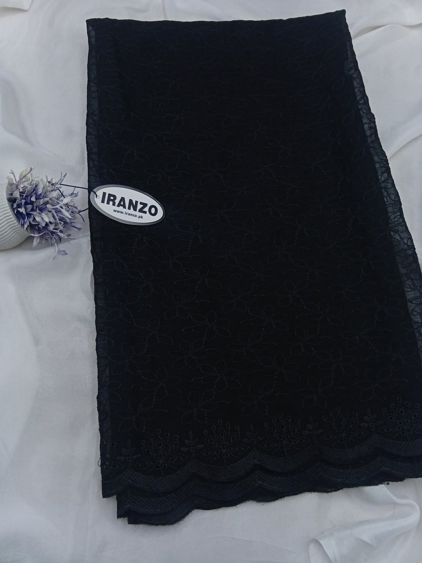 Embroidered Chiffon Dupatta Just in