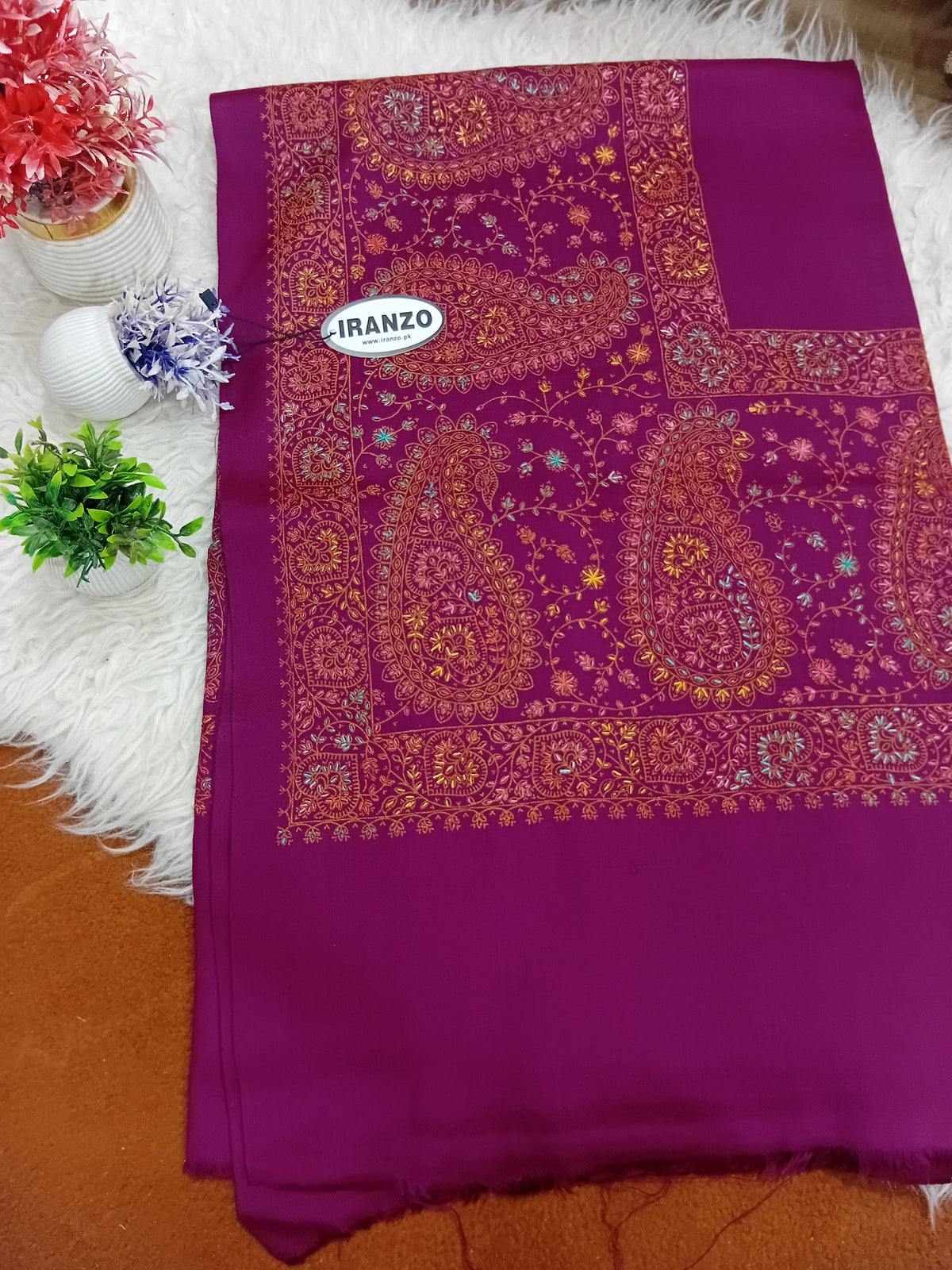 Hand Embroidered Winter Shawl