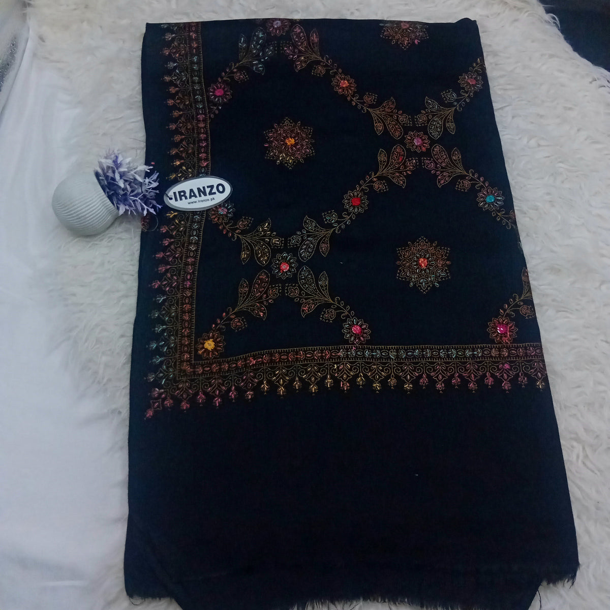 Hand Embroidered Winter Shawl