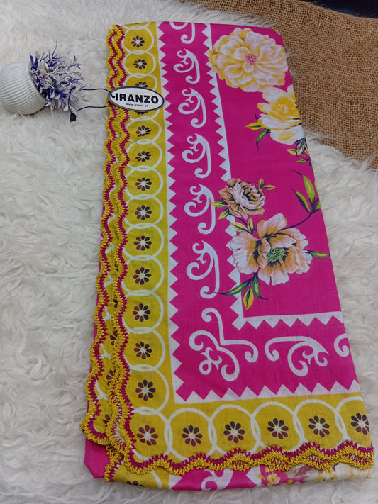 Lawn Dupatta Fourside Crochet Just in