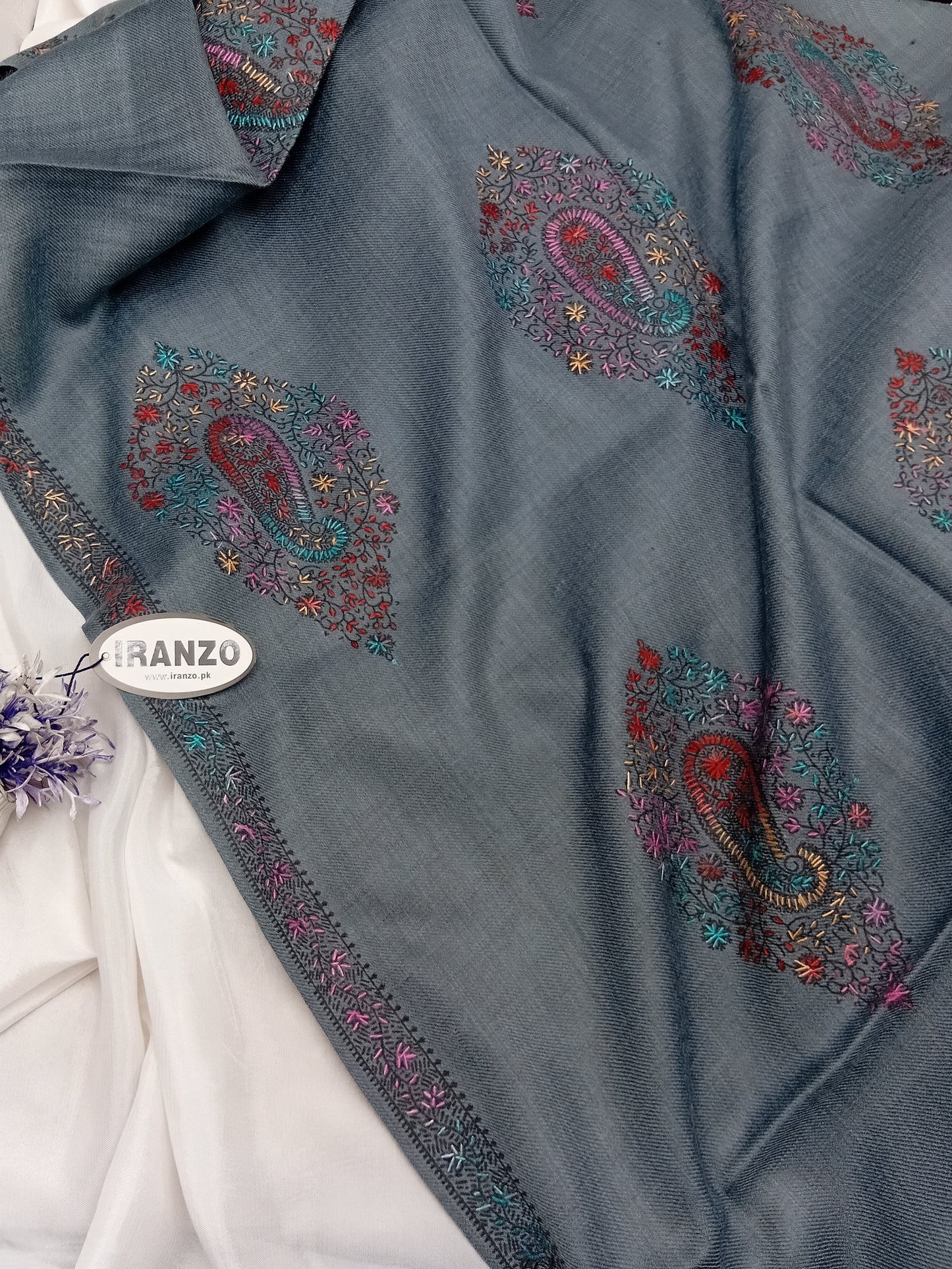 Hand Embroidered Winter Shawl
