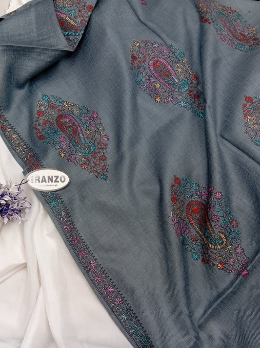 Hand Embroidered Winter Shawl