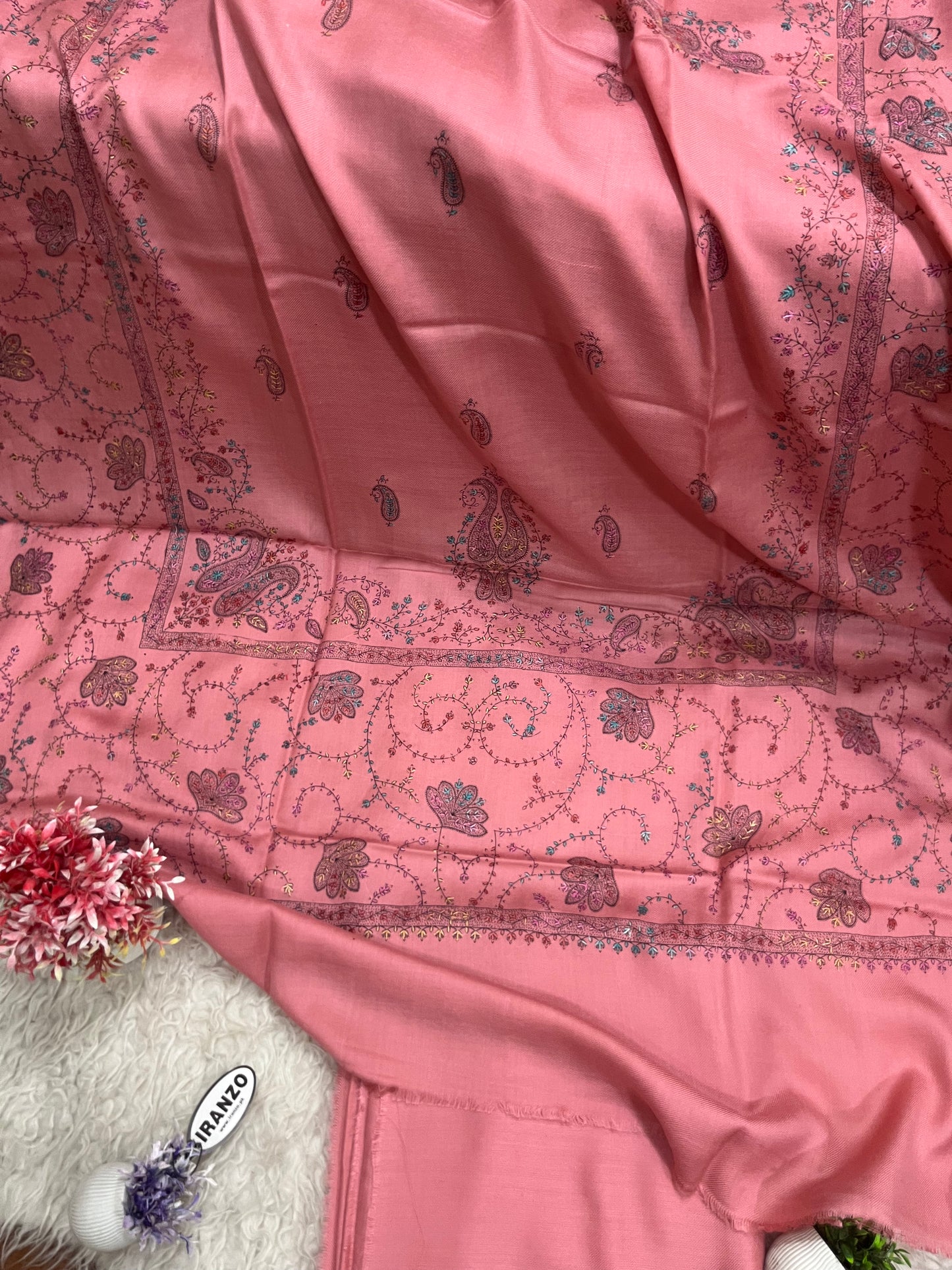 Wool Heavy Shawl Three Piece