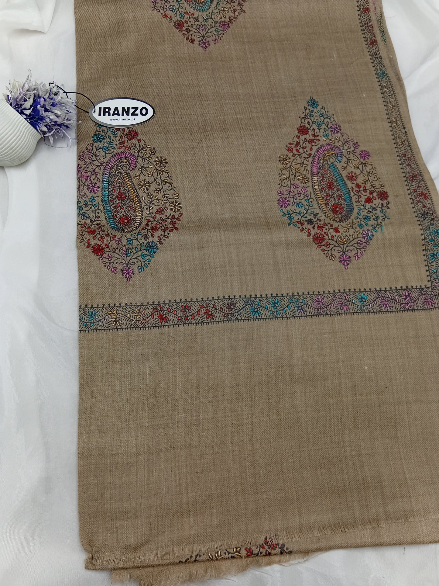 Hand Embroidered Winter Shawl