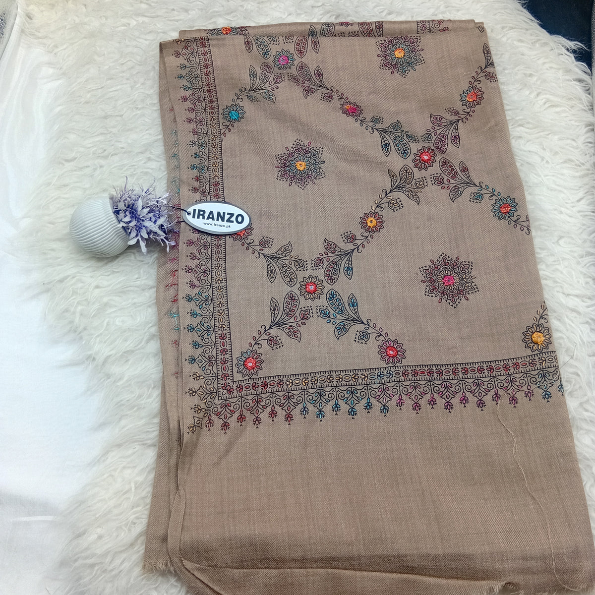 Hand Embroidered Winter Shawl