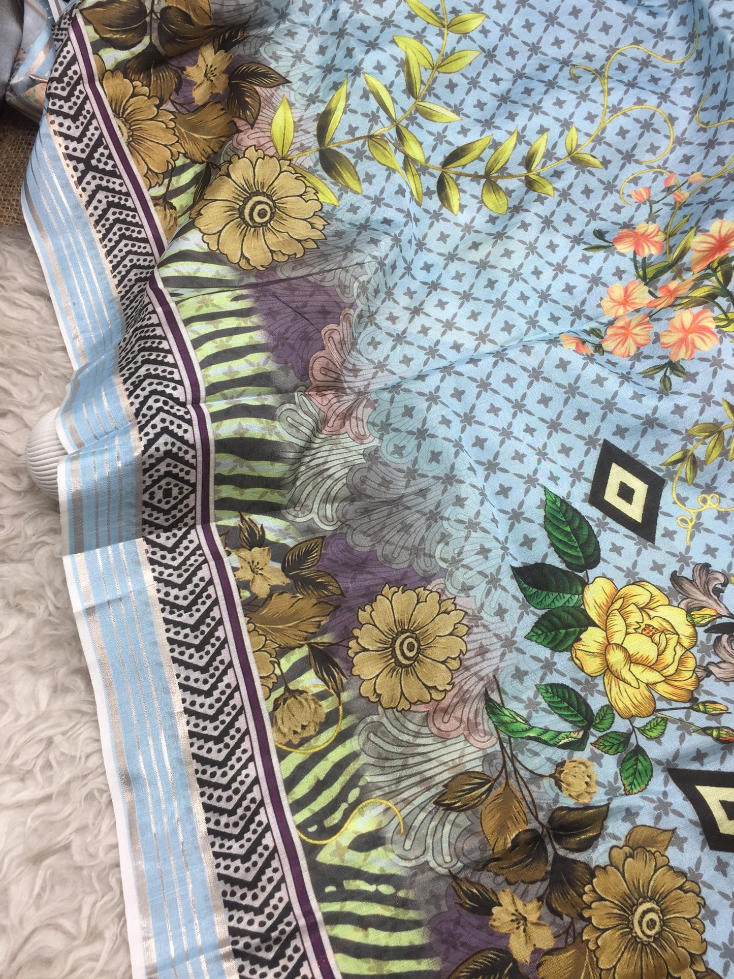 Lawn Silk Dupatta