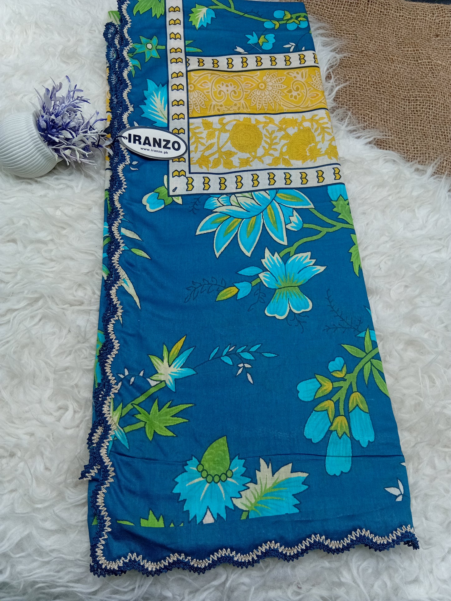 Lawn Dupatta Fourside Crochet just In