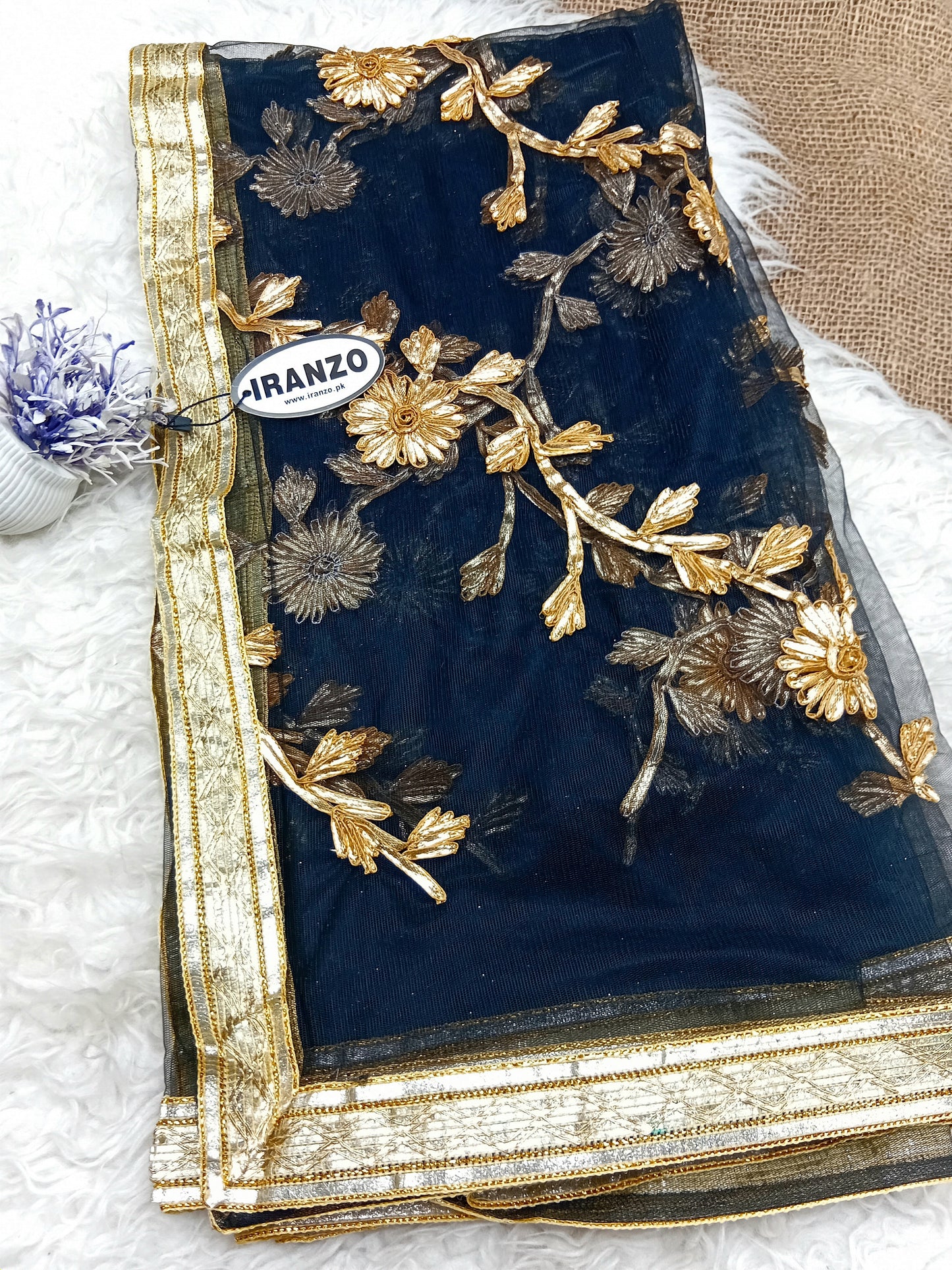 Black Indian Gotta Work Dupatta