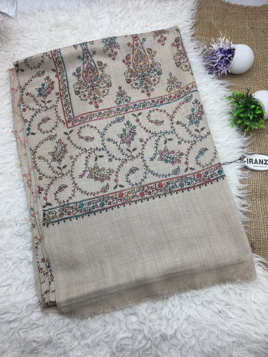 Hand Embroidered Winter Stole