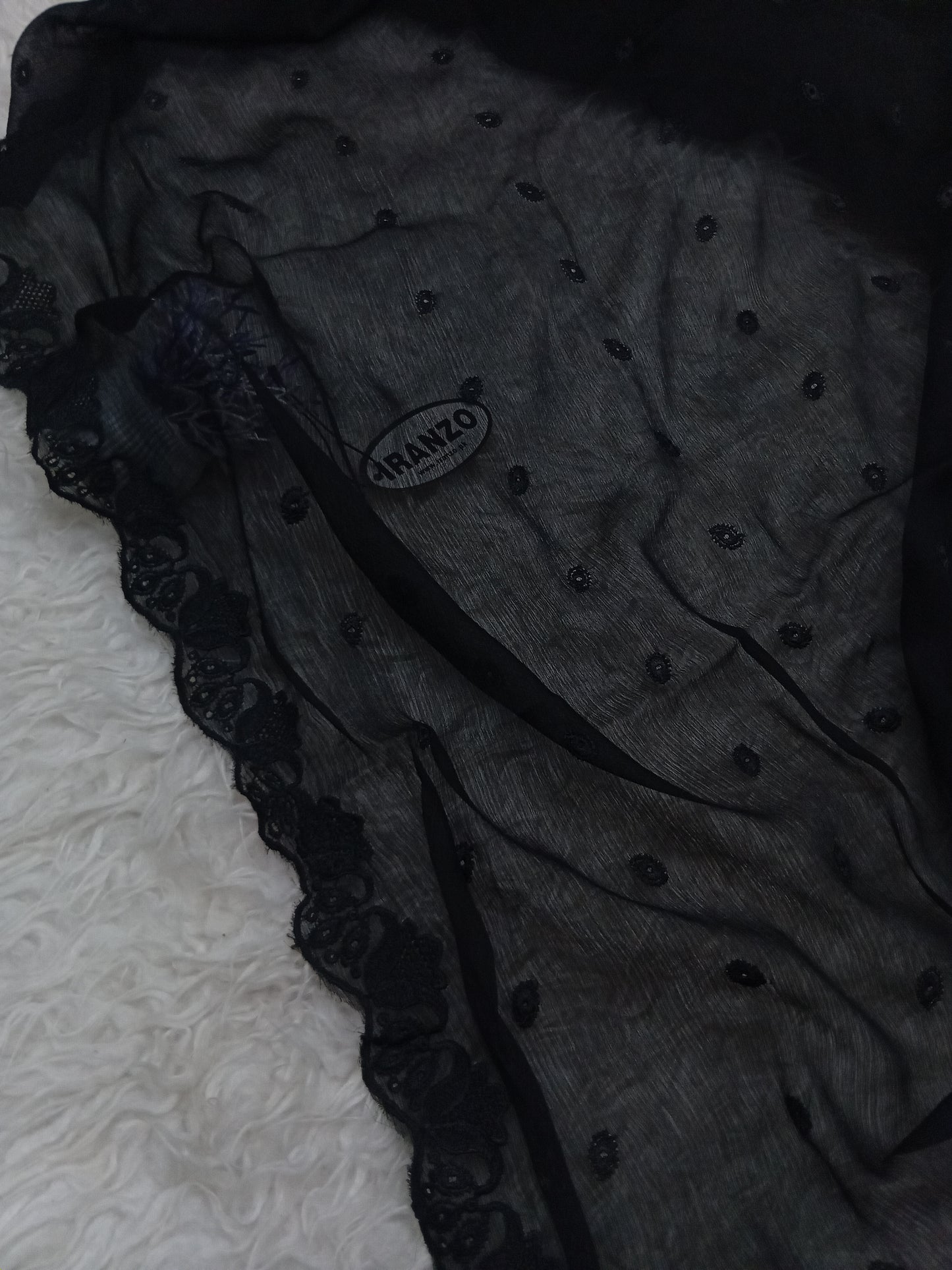 Embroidered Chiffon Dupatta Just in