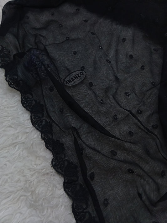 Embroidered Chiffon Dupatta Just in