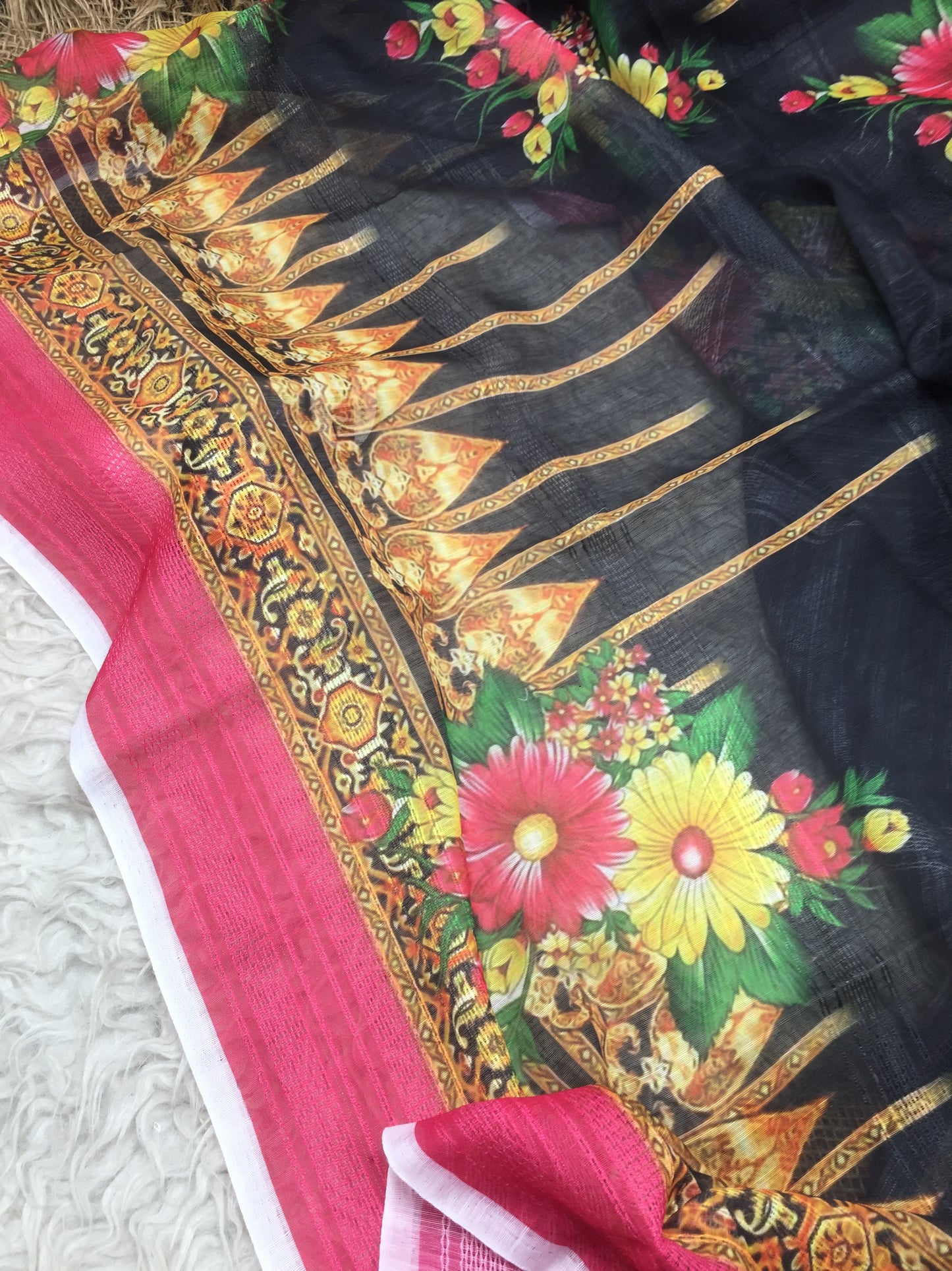 Lawn Tarkashi Net Dupatta