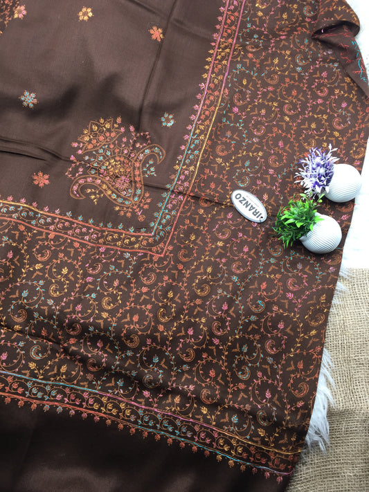 Hand Embroidered Winter Shawl