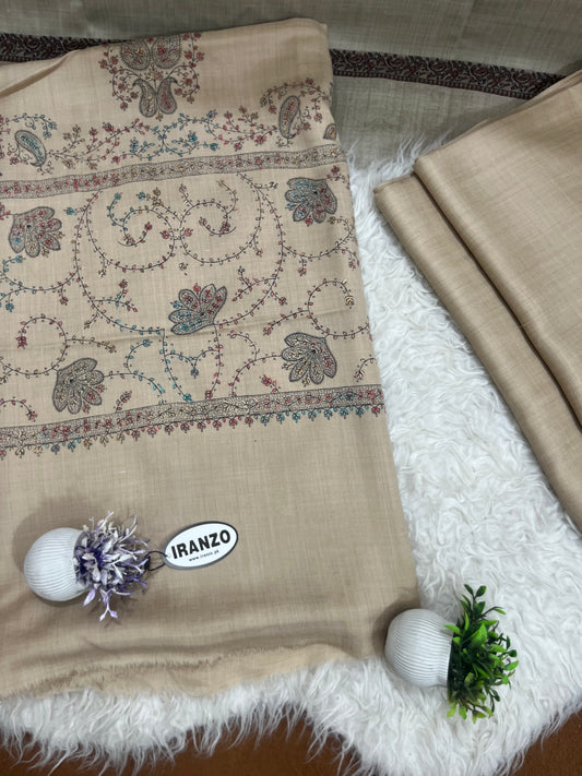 Wool Heavy Shawl Three Piece